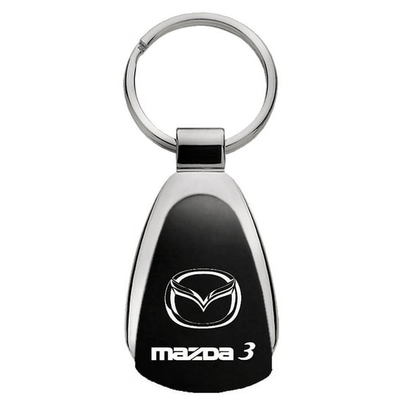 Au-TOMOTIVE GOLD Mazda 3 Black Teardrop Key Fob