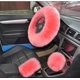 thumbnail image 1 of Lindas fundas de volante esponjosas para mujeres/niñas/damas de lana pura australiana de 15 pulgadas, 1 juego de 3 piezas (rosa), 1 of 5