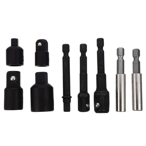 unbranded 1Jgo Kit Adaptador De Broca Para Llave De Impacto Negro Con Antióxido