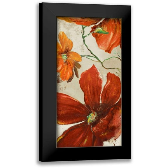 Pinto, Patricia 9x14 Black Modern Framed Museum Art Print Titled - Modernismo Roja I