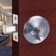 thumbnail image 3 of Pomo de puerta con cerradura, juego de cerradura de puerta delantera de acero inoxidable, núcleo de cerradura de cobre de un solo cabezal, 3 of 8