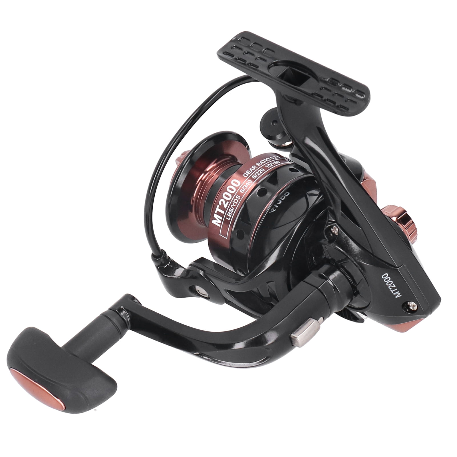 Professional Spinning Fishing Reel with 13 BB Stainless Steel Bearings and Smooth 5.2:1 Gear Ratio Left/Right Hand Universal Metal Wheel for Lure Rock Ice and Sea Fishing (12 x 11 x 9 inches)