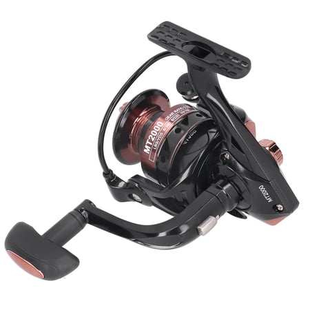NFTIGB MT2000 Spinning Fishing Reel 13 BB Ambidextrous Left/Right Handle 5.2:1 Gear Ratio Metal Body