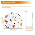 thumbnail image 4 of Yayeee Napkin Holder for Table Set of 2 Kitchen Paper Tissue Organization, Colorful Geometric, 4 of 8