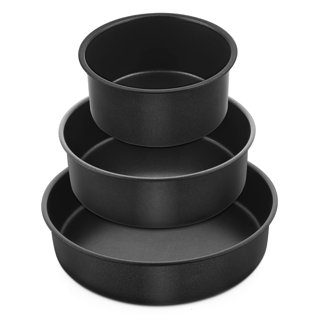 Yesbay 5Pcs 2.5inch Round Cake Pan ,Mini Smash Cake Baking Pans,Removable  Bottom Pudding Mold DIY Baking Tools