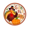 thumbnail image 2 of Thanksgiving Turkey Paper Plates, 20 Pack Disposable Party Tableware for Holiday Dinner Buffet Family Gathering and Fall Celebrations, 2 of 6