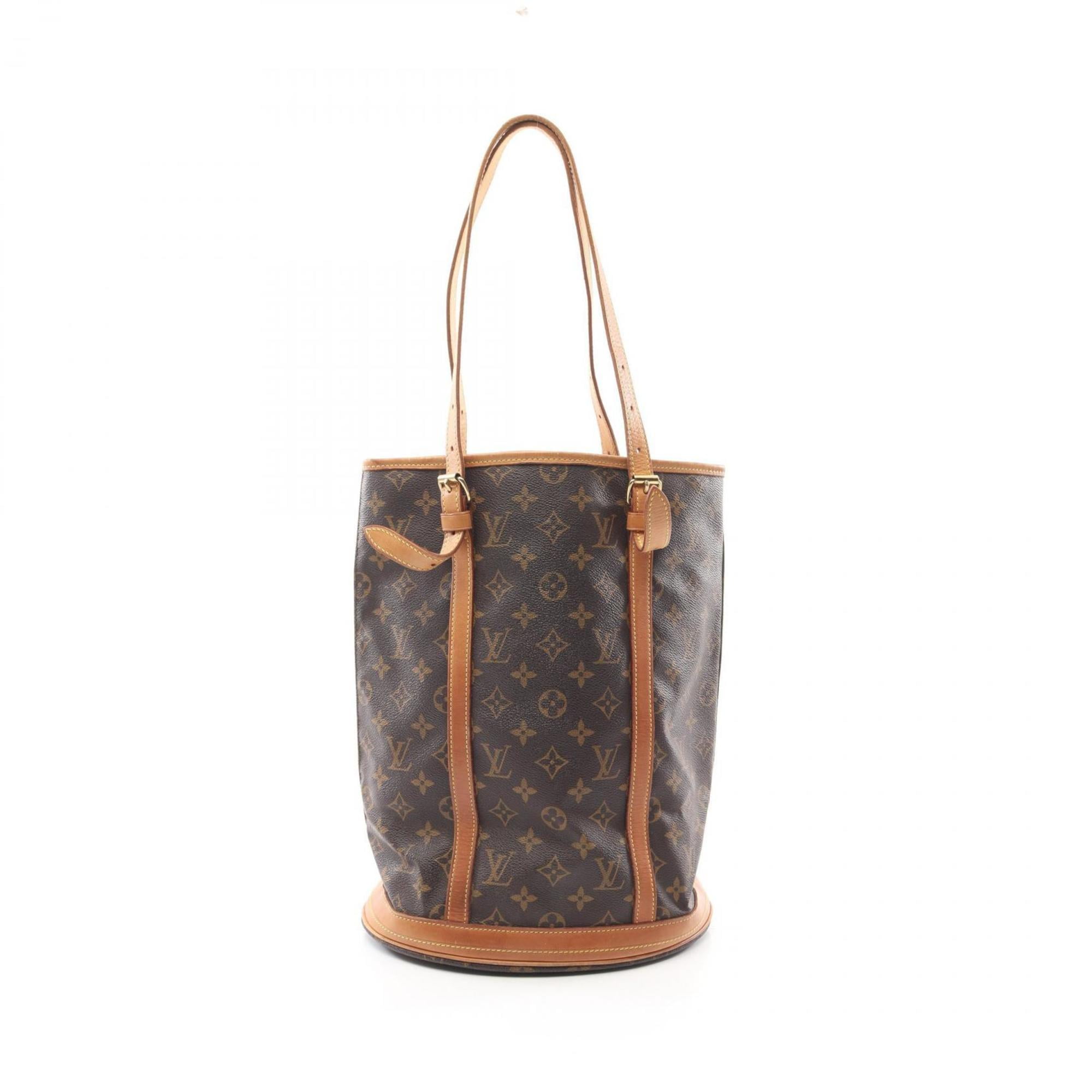 Pre-Owned LOUIS VUITTON Bucket GM Shoulder Bag Coated Canvas Leather Monogram Women's... (Fair)