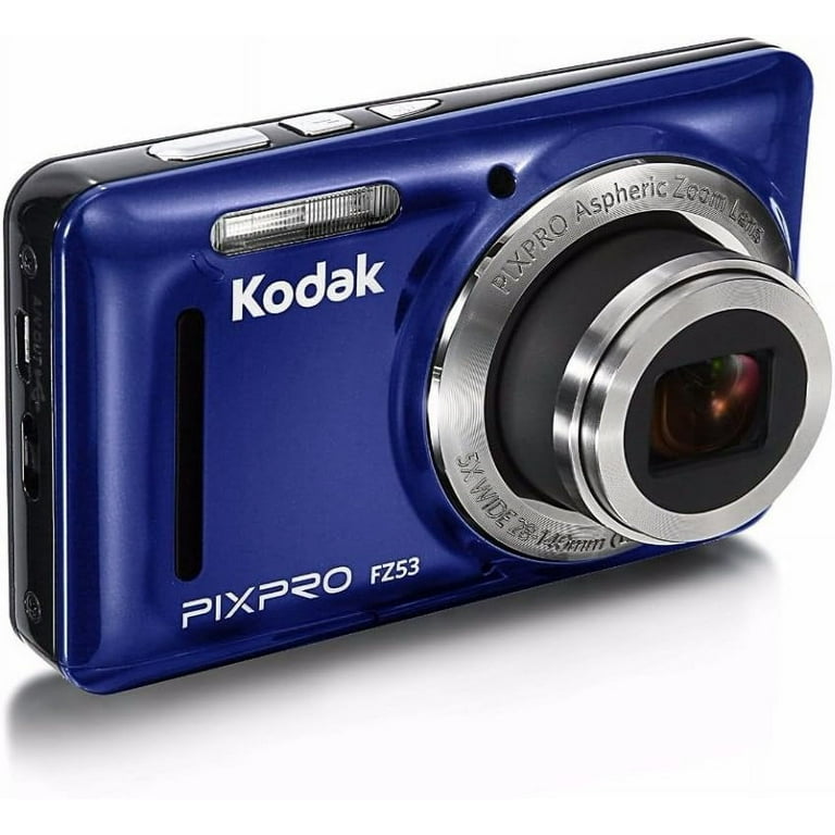 Kodak PIXPRO Easy Point and Shoot FZ55 Digital Camera (Blue