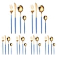 thumbnail image 4 of Spoons and Forks Set Stainless Steel 24 Piece Stainless Steel Cutlery Set for 6 People Including Spoon Knife and Fork Polish Stainless Steel Knife Set Knife Set Stainless Steel, 4 of 9