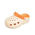 thumbnail image 1 of Sandalias Clogs Summer Shoes Wide Width para mujer Naranja EVA Casual 39, 1 of 5