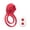 Red, variant on Axfly Rose Toy Vibrator Lock Rings Nipple Clitoris Stimulator Vibrators Sex Toys for Couple Delay Lick Vagina Toys with Penis Ring - Red