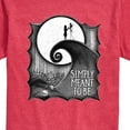 thumbnail image 3 of The Nightmare Before Christmas - Simply Meant To Be - Men's Short Sleeve Graphic T-Shirt, 3 of 5