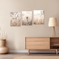 thumbnail image 5 of ZHONGYUTONG 3 Piece Dandelion Canvas Wall Art Beige Floral Picture Neutral Flower Painting Reed Grass Print for Bathroom Decor Framed (11.00" x 14.00" x 3PCS), 5 of 5