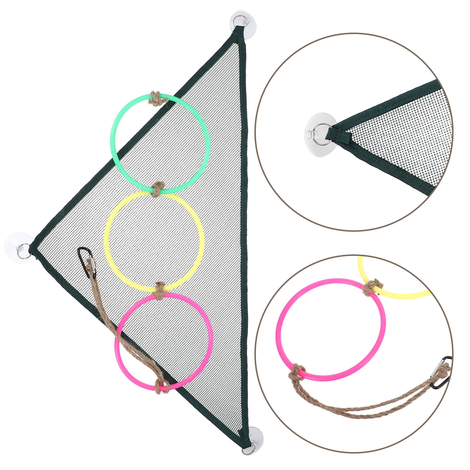 LOLIPPYY Hanging Hammock for Bearded Dragon and Snake Tanks, Space Enhancing Reptile Accessory, 1 Set