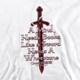 thumbnail image 2 of Game of Thrones The Mind Needs Books Unisex Adult Pull-Over Hoodie,White, Medium, 2 of 5