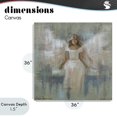 thumbnail image 4 of Stupell Industries Traditional Dreamlike Restful Angel Canvas Art, 36 x 36, by Linda Sperruzzi, 4 of 8
