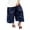 yue866-Blue, variant on Women's Baggy Cargo Camo Wide Leg Harem Cropped Pants Plus Size Camouflage Trousers with Pockets Yellow S