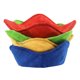 thumbnail image 1 of Bowl Huggers, juego multicolor de soporte para cuenco caliente apto para microondas para mantener tus manos frescas y tu comida caliente, poliéster y esponja resistente al calor para cuencos de sopa, Namotu WMPH-1264, 1 of 5