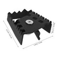 thumbnail image 2 of KALLORY Wide Rear Brake Extension Pedal Enhanced Braking Control Black 1 Set, 2 of 6