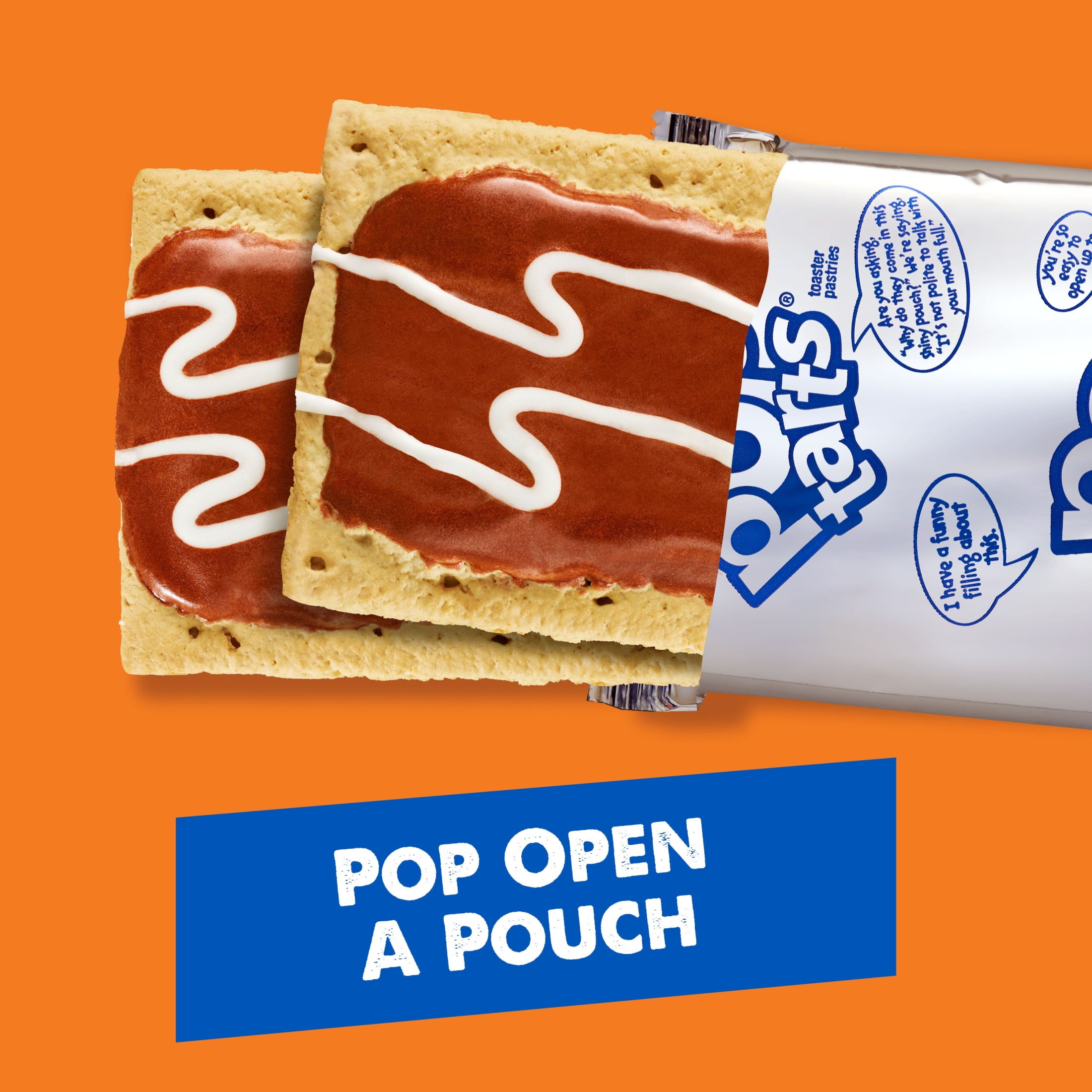 Pop-Tarts Frosted Chocolate Chip Cookie Dough Toaster Pastries, Breakfast Foods, Shelf-Stable, 13.5 oz (8 Count)