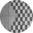 thumbnail image 1 of Ahgly Company Indoor Round Abstract Gray Modern Area Rugs, 6' Round, 1 of 4