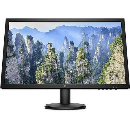 HP V24 FHD Monitor | 24-inch Diagonal Full HD Computer Monitor with 75Hz refresh rate and AMD Freesync | Low Blue Light Screen with HDMI and VGA ports | 9SV71AA