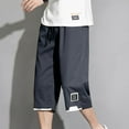 thumbnail image 2 of Bjutir Summer Casual Shorts Men Shorts With Pockets Plus Size Pants Grey 5Xl, 2 of 5