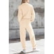 thumbnail image 2 of Conjunto Deportivo PRETTYGARDEN Mujer 2 Piezas Pulóver con Cierre Beige Talla L, 2 of 7