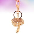 thumbnail image 3 of FELTECHELECTR Llavero creativo de coco con forma de árbol de coco y perlas de cristal, llavero grande para coche, adorno para bolso de mujer, joyería con abalorio, regalo, 3 of 6