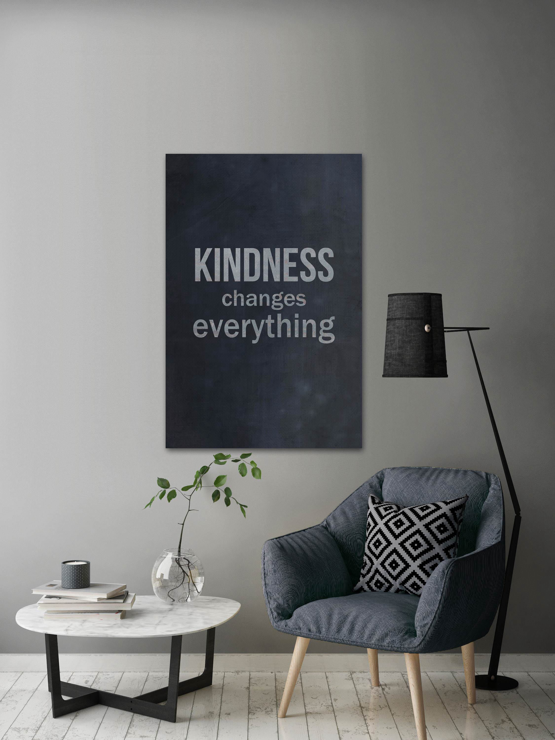 Kindness Changes Everything Painting Print on Wrapped Canvas