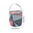 thumbnail image 3 of Bdday Storage Bins with Lids Wool Bag Storage Organizer Yarn Storage Bag Knitting Bag Portable Yarn Holders Carry Case Storage for Crochet Hook Travel Crochet Hook Organizer Storage Bags for Clothes, 3 of 5