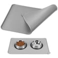 thumbnail image 1 of Pet Mat Silicone Waterproof Pet Feeding Mat Pet Bowl Mat for Pets Dogs Cats, 1 of 10