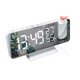 thumbnail image 1 of Reloj de espejo LED inteligente con pantalla de temperatura y humedad, 1 of 6