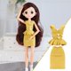 thumbnail image 5 of Precioso de Muñeca para Bebé, de Princesa, Accesorios para , Juguetes de Bricolaje 1: 6 para Niños Amarillo Sin Muñeca, 5 of 8