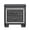 Gray, variant on Modern 2-Drawer Nightstand with Crystal Pulls / Suits Bedroom Use