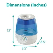 Vicks Filter-Free Cool Mist Humidifier, V4600, White