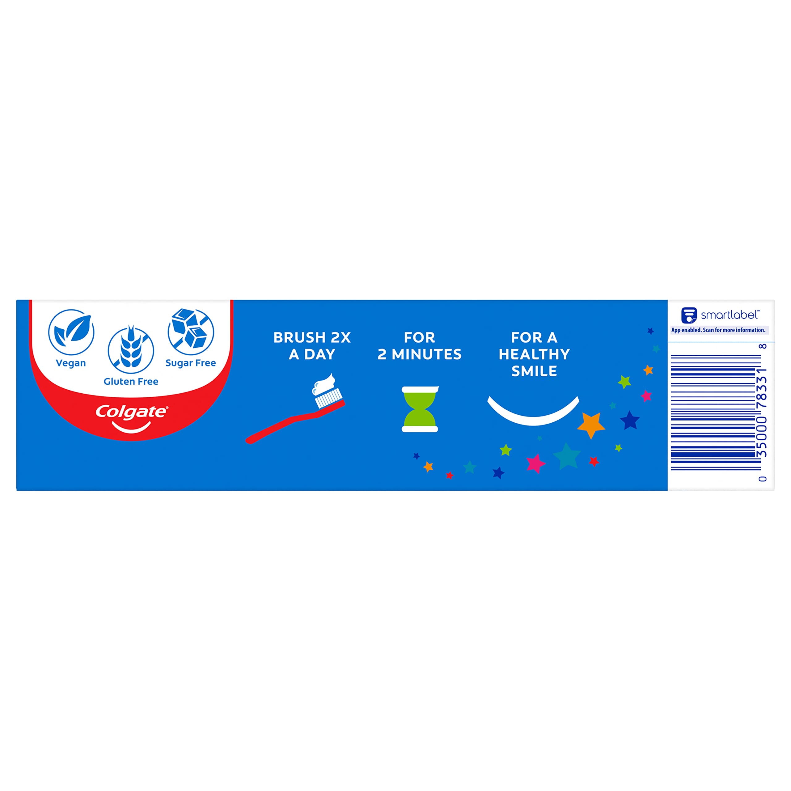 Colgate Kids Toothpaste Cavity Protection  Bubble Fruit (Pack of 18)