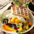 thumbnail image 5 of CUITING Electric Non-Stick Belgian Waffle Maker Iron  Breakfast  Sandwiches  Snacks  Burgers and more  2-Slice  Black, 5 of 5