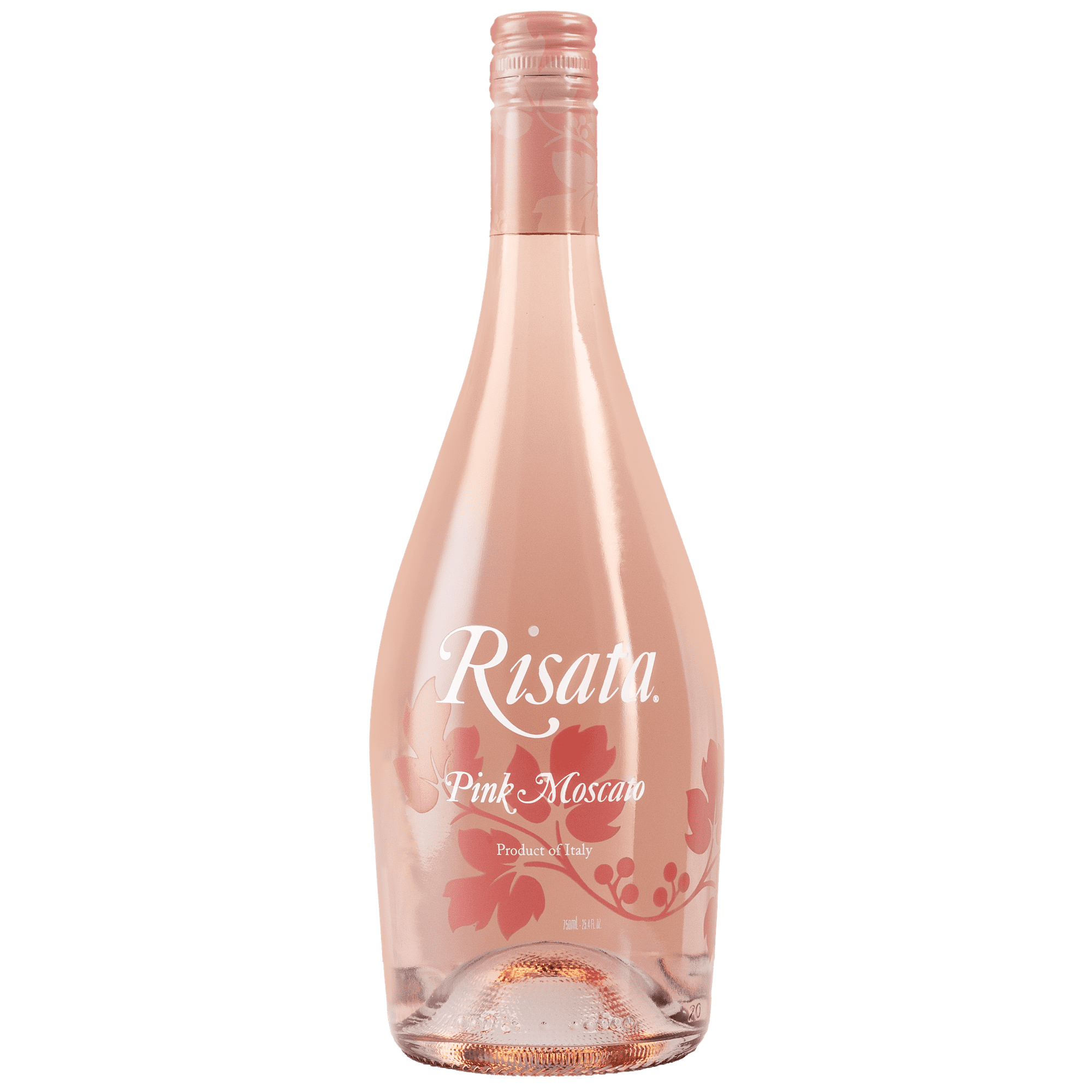 Risata Pink Moscato Sparkling Rosé Wine, Italy, Fruit Flavors, 5.5% ABV, 750ml