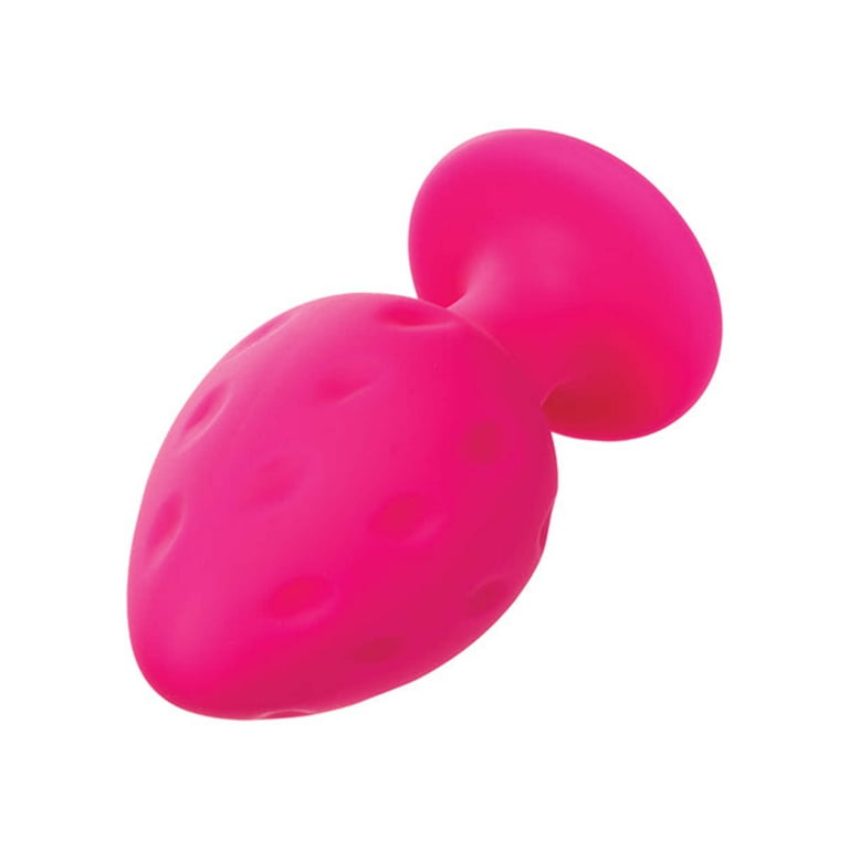 CalExotics Cheeky Butt Plug Silicone Anal Plug- Orange - Walmart.com
