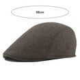 thumbnail image 5 of harmtty Newsboy Caps Classic Advanced Flat British Western Style Men Hat for Daily Wear,Coffee, 5 of 8