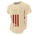 thumbnail image 3 of Boys Patriotic T-Shirt for 4th of July, Short Sleeve Graphic Tee with Independence Day Print, Holiday Celebration Top for Kids and Youth, 3 of 4