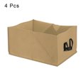 thumbnail image 3 of Tela Planta Cultivo Bolsas con Asas, 15.7"x11.8"x7.9" No Tejido Fieltro Jard?n Cama Maceta Contenedor Macetas para Verdura Flor Hierbas, Caqui Paquete de 4 Unique Bargains plantando bolsas de cultivo, 3 of 5
