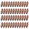 thumbnail image 1 of 50 Piezas de Botones de Madera con Toggle, Botones de Madera en Forma de Aceituna de 30 mm/1.2 Pulgadas con Doble Agujero para DIY Abrigo, Café Rojo, 1 of 7