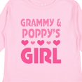 thumbnail image 4 of Inktastic Grammy and Poppy Love Me Valentine for Granddaughter Girls Long Sleeve Toddler T-Shirt, 4 of 5