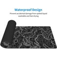 thumbnail image 4 of Gaming Topographic Desk Pad Large Mouse Pad Extended Office Long Desk Mat XXL on Top of Desks for Keyboard 31.5 X 11.8 in, 4 of 6