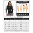 thumbnail image 3 of CL convallaria 4 Pack Athletic Workout Shirts for Women - SPF Long Sleeve Sun Protection Undershirt Cooling Quick-Dry for Yoga & Hiking, 3 of 8
