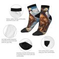thumbnail image 5 of Pofeuu Blue Sky White Cloud Eagle Print 30cm Socks, Adult Running Hiking Socks for Youth and Adult, 5 of 7