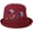 Wine Red, variant on CoCopeaunts Thickened Wool Women Bucket Hat Winter Fashionable Flower Embroidery Fisherman Hat Cold Proof Roll up Brim Basin Hat
