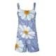 thumbnail image 4 of ICHUANYI Clearance Fashion Women's Strap Jumpsuit Spring And Summer New Print Casual Jumpsuit Women's(White, XL) ICHUANYI WER2023080705045, 4 of 7